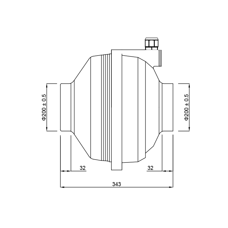 SZXF-PF-200W  Centrifugal Fan